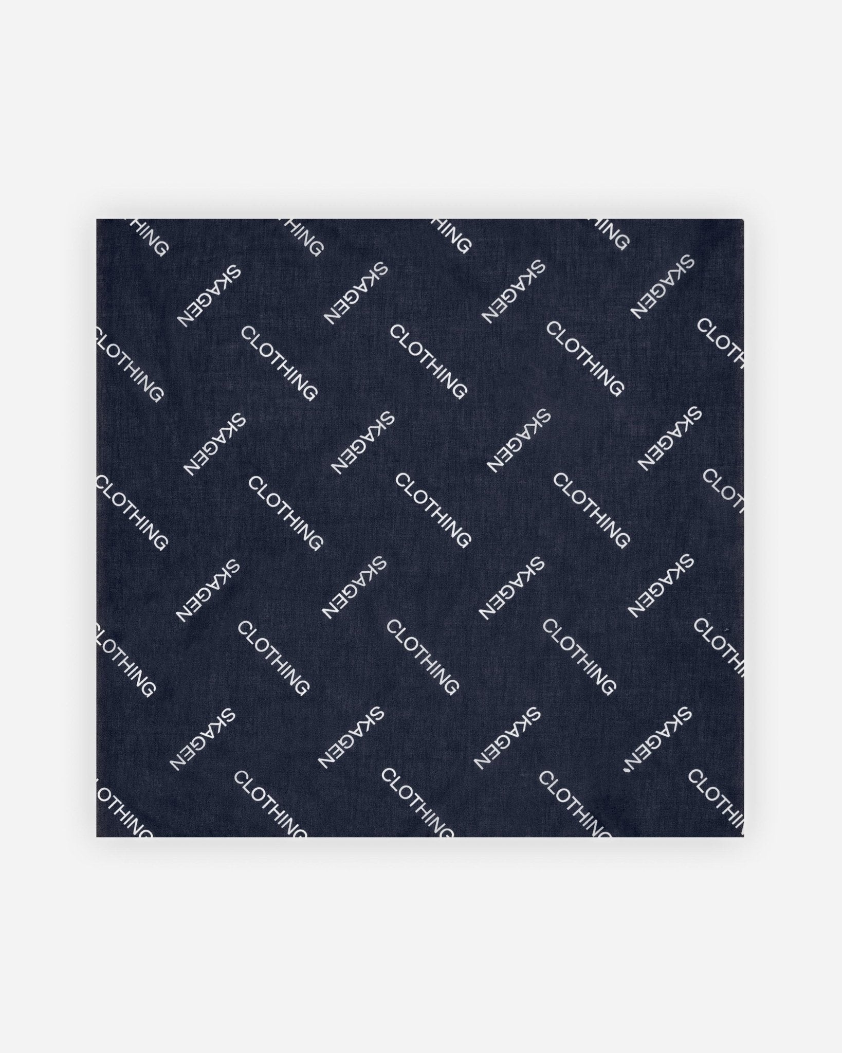 Monogram Bandana Navy | Skagen - clothing.dk